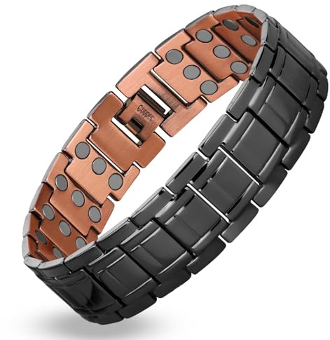 MagEnergy Kupferarmband für Herren, verstellbar mit Einstellwerkzeug