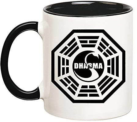 Dharma Initiative Lost Tv Show Keramikbecher Keramik Tassen Langlebiges Tasse Für Kaffee Tee Saft 330Ml