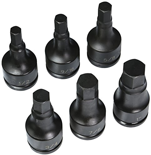 3/4-Zoll-Antriebs-Sechskantschrauber-Set, 6-teilig