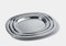 Alessi Servierplatte, Edelstahl, Silber, 10 x 25 x 29.5 cm