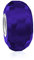 Bling Jewelry Sólido Translúcido Azul Real Facetado De Cristal De Murano .925 Plata Esterlina Núcleo Espaciador De Cuentas Se Ajusta Pulsera Europea Con Dijes Para Mujer Adolescente