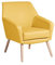 Max Winzer 2935-1100-2070166 Einzelsessel Adam, Retrosessel, Kunstleder, mais