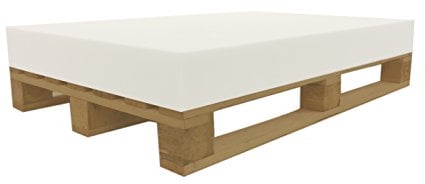 Dibapur PALETTENKISSEN MATRATZENKISSEN (120x80x8) Schaumstoff FÜR EUROPALETTE - RG40/60 FEST- HUNDEKISSEN