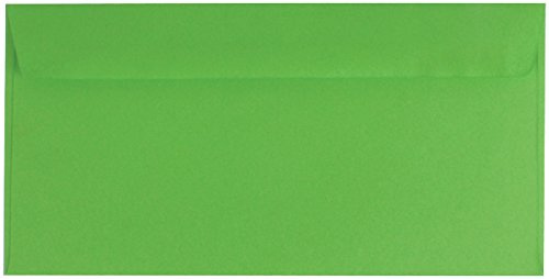 500 farbige Briefumschläge / Din lang / Farbe: grün