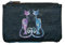 Syl'la Couple de Chat Porte Monnaie et cles Noir pour Femme