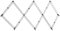 Heine Home Wandhaken Garderobe individuell stufenlos ausziehbar Metall Wandgarderobe Scheren-Garderobe Chrome