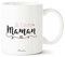 Manahia Mug Cadeau Maman Tasse Personnalisée - Je t'aime Maman - Avec Boite Kraft - Imprimé en France - 330 mL, Céramique - Future Maman - Noël, Anniversaire Maman - Fête Des Mères