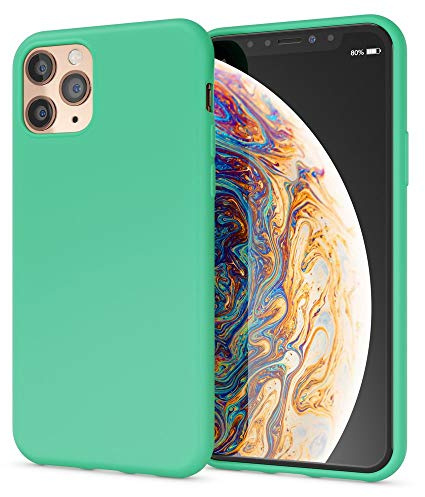 NALIA Neon Silicone Case for iPhone 11 Pro Max - Soft-Touch & Signal Neon - NEONSHOCK (Matte Phone Case) - German Brand, Color:Green