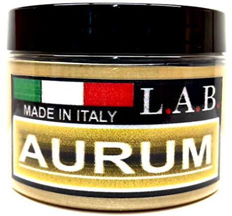 L.A.B. Doratura Acrilica, ad Acqua, Effetto Oro Sole Ricco Pallido, Oro Chiaro Gold Sun, 150 ml. - New Formula - NUOVO. BARATTOLO DA 150 Ml.
