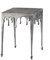 Riess Ambiente Extravaganter Beistelltisch Liquid LINE S 34cm Silber Tropfen-Design Wohnzimmertisch Tisch