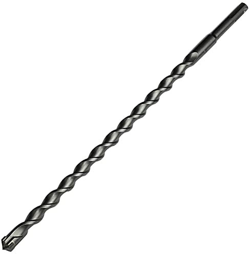 Aerzetix - C49369 - Foret à Béton SDS PLUS - Mèche pour Perçage du Béton/Brique/Pierre - pour Perceuse Electrique - Ø14mm - 350mm - Queue Cylindrique - en Acier Métal - Couleur Argent