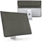 kwmobile Cover Compatible with 20-22 monitor - 3-IN-1 Case with Storage for Mouse, Keyboard - Dark Grey