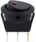 12V LED inversor balancín interruptor redondo SPST ON-Off para coche rojo