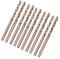 10 Pieces M35 HSS Cobalt Drill Bit Cobalt Jobber Drill Bit Set, 1-5 Mm HSS-CO Drill Bit Set Twist Drill for Drilling on Stainless Steel Cast Iron Sheet Steel Plate Angle Iron (1.5mm)
