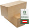 EdpaS Schnitzholz Großes Lindenholz - 2er Set Holzblock (20x7x7cm) - Drechselholz - Linde Rohlinge - Holz zum Schnitzen - schnitzen kinder - Schnitzholz groß zum drechseln, schnitzen Linden Holzblock