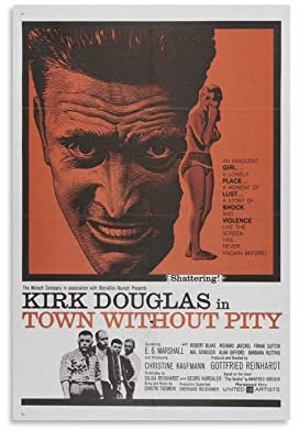 Leinwand Bilder Kunst 60 * 80cm Senza Cornice Poster di La città senza pietà del film Kirk Douglas