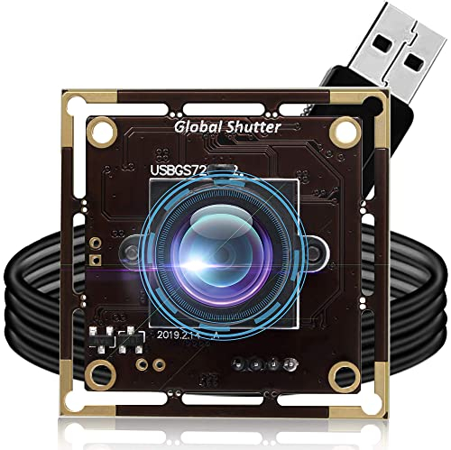 Svpro 60fps Global Shutter USB Kameramodul,720P UVC Webcam Board mit AR0144 Sensor,Hochgeschwindigkeits-Industriekamera für Deep Perception,Biometrie,AR/VR/MR,Robotik und industrielle Steuerung