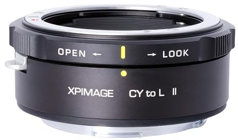 XPIMAGE Lens Mount Adapter Ring Compatible with Contax Yashica CY Lens to Leica or Panosonic L Mount Camera