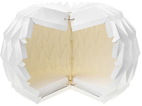 OSALADI Origami-lampenschirm Europäisch Origami Pendelleuchte Pendelleuchtenschirm Schreibtischaufsatz Stehlampenschirm Tischlampenschirme Schreibtischlampe Weiß Papier Wandlampe