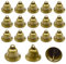 Hocansen 36 Pezzi Campane in Bronzo 42mm Piccole Campanelle Natalizie Decorative Metallo Campane da Appendere Vintage Campanelli per Fai Da Te Decorazioni (LD)