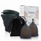 WUSANNA Lot de 2 coupes menstruelles - Coupe menstruelle - Noir - Taille S et L - Stérilisateur réutilisable - Offre une protection durable
