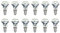 RIYAN Lava Lampe E14 R39 30W Strahler Schraube in Glühbirne Klarer Spot Glühbirnen Lava Glühlampe 12 Stücke