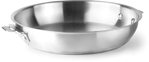 LACOR - 56720 - Cuerpo para Sartén Combi, Acero Inoxidable 18/10, Acabado Interior, Fondo Termodifusor Sándwich, 1 Litro, Apilable, Apto para Inducción, Apto para Horno, Apto para Lavavajillas, Ø20cm