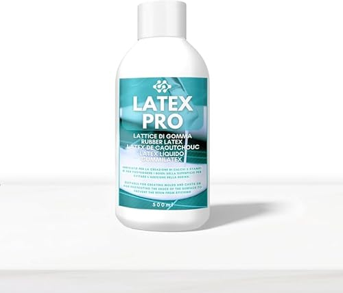 Resin Pro LatexPro, Gummilatex zum Schutz Ihrer Oberflächen, prävulkanisierter Gummilatex zur Verhinderung von Harztropfen, vielseitig und transparent (500 ml)