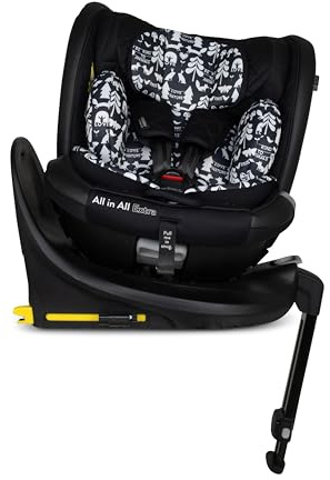 COSATTO All in All Extra i-Size 360° Spin Rotating Car Seat - 360° Swivel, Group 0+123, 0-36 kg, 0-12years, ISOFIX, ERF, Exclusive Anti-Escape System (Silhouette)