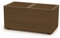 Tymar Pflanzenkübel groß außen, rechteckig, Pflanzkasten für draussen, Blumenkübel,Pflanzgefäße XXL (Holz; 60x30xH30 cm)