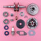 Pexorin Gruppo Tamburo Frizione Albero Motore Albero Motore, for STIHL MS180 018 MS 180, Cuscinetto paraolio rondella Guarnizione Pezzo di Ricambio Motosega Kit paraolio per Motosega