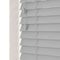 Dove Grey 50mm Faux Wood Venetian Blinds Fine Grained With Strings 120cm Drop 60cm Wide
