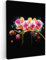 MuchoWow© Impression sur Toile Peinture 60x80 cm Tableau Mural Decoration Salon Reproductions de Tableaux Murale Moderne Orchidée - Graffiti - Coloré - Fleurs - Abstrait