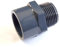 PVC Fitting Poolfitting Gewindefittings | alle Sorten | Kunststoff PE - Winkel T-Stück 90 Grad IG - AG 50mm Poolverrohrung Rückschlagventil Kugelhahn (Übergang auf AG, 50mm x 1 1/2)