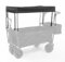 Puupaa Trolley Dachmarkise für Bollerwagen Faltwagen Regenschutz Sonnenschutz mit Stangen und Seitenwänden für Camping, Picknick, Angeln
