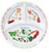 Yuecda Plato de control de porciones para nutrición equilibrada – Platos de alimentación saludable para adultos y adolescentes – Separadores de melamina, pérdida de peso, diabetes