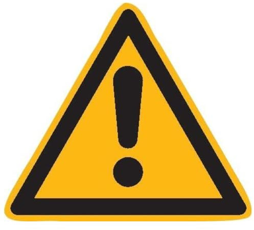 Betriebsausstattung24® Format 4044589034403 - Warnschild Fol 44- St. Gefahrstelle SL 25- mm