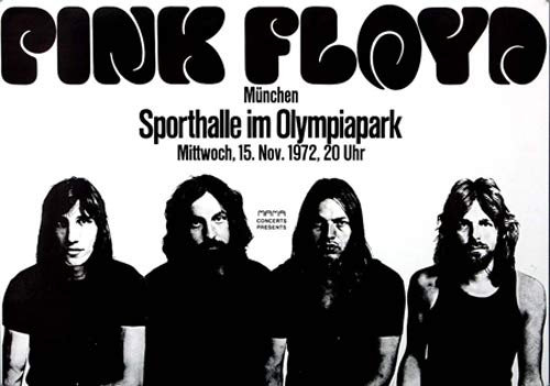 Pink Floyd - Germany, München 1972 » Konzertplakat/Premium Poster | Live Konzert Veranstaltung | DIN A1 «