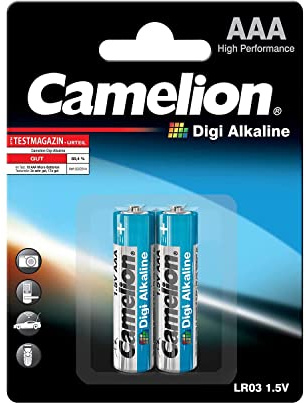 Camelion 11210203 Digi Alkaline Batterien LR03/ Micro/ 2er Pack
