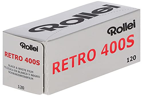 AGFA ROLLEI RETRO 400S 120 BACK AND WHITE FILM