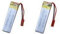 UDI RC U818A – 2 Power-Akkus, 3.7 V 600 mAh Li-Po