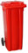 Yellowshield 140L Wheelie Bin - RED