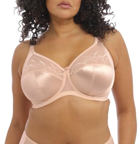 Elomi Women's Cate Underwire Full Cup Banded Bra Coverage,Latte,40J
