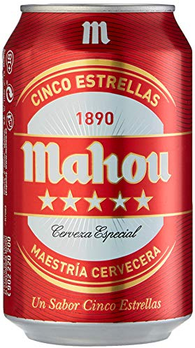 Mahou Cerveza - Paquete de 24 x 330 ml - Total: 7920 ml
