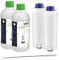 DeLonghi, 2x EcoDecalk Entkalker + 2x Wasserfilter DLS C002 + 1x DeLonghi Reinigungsbürste (Rohrreinigung)