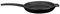 LAVA Cookware Gusseisen emailliert Bratpfanne mit Metallgriff, rund, 20 cm, schwarz