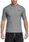 baleaf UV Shirt Herren Wasser UPF 50+ Kurzarm Rashguard Herren Schwimmshirt Rash Vest für Schwimmen Tauchen Grau L