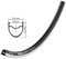 DT Swiss Unisex – Erwachsene Felge RR 411, Schwarz, One Size