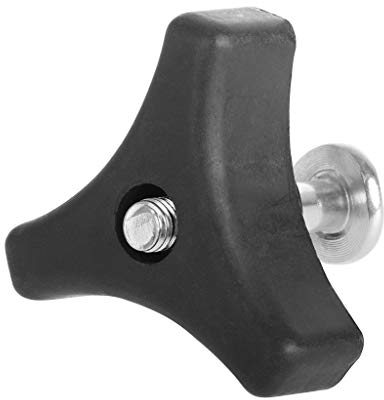 JOYKK Universal-Rasenmäher Griff Flügelmutter und Bolzen Power Equipment Teil Gartengeräte - Black & Silver