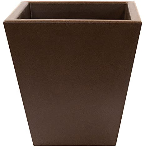MACETERO DE POLIETILENO POR ROTOMOLDEO COLOR BRONCE 40X40 CM